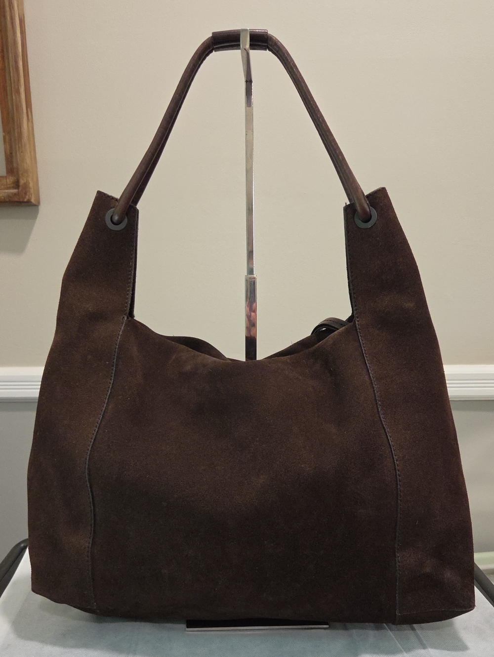 Gucci  Brown Suede Hobo Bag